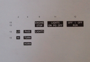 Les tiquettes des commandes